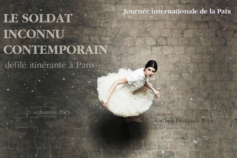 Le Soldat Inconnu Contemporain <br> Journée Internationale de la Paix <br> Défilé itinérante à Paris